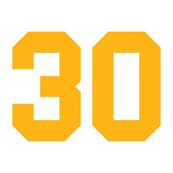 Polep vozidla Startovní číslo 30 (21 - světle oranžová) SAMOLEPKA NA AUTO, NÁLEPKA, FÓLIE, POLEP, TUNING, VLASTNÍ TEXT, TISK, AUTOSAMOLEPKY.cz, POLEPY, OBRÁZEK, LOGO, 3D STICKERS