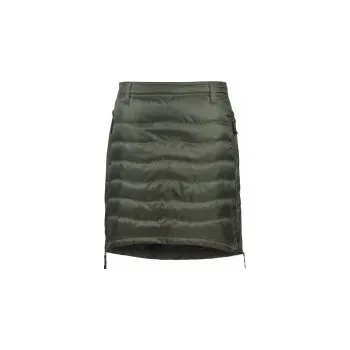 Dámská sukně SKHOOP Short Down olive S; Zelená zimní sukně péřová + DÁREK DLE VÝBĚRU!