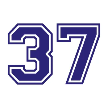 Polep vozidla Startovní číslo 37 typ 4 (22 - střední modrá) SAMOLEPKA NA AUTO, NÁLEPKA, FÓLIE, POLEP, TUNING, VLASTNÍ TEXT, TISK, AUTOSAMOLEPKY.cz, POLEPY, OBRÁZEK, LOGO, 3D STICKERS