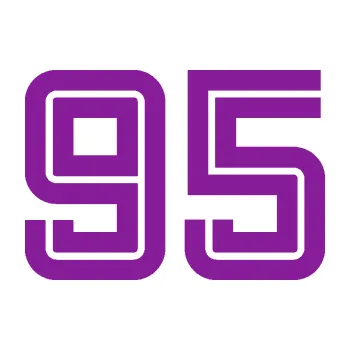 Polep vozidla Startovní číslo 95 typ 7 (14 - fialová) SAMOLEPKA NA AUTO, NÁLEPKA, FÓLIE, POLEP, TUNING, VLASTNÍ TEXT, TISK, AUTOSAMOLEPKY.cz, POLEPY, OBRÁZEK, LOGO, 3D STICKERS