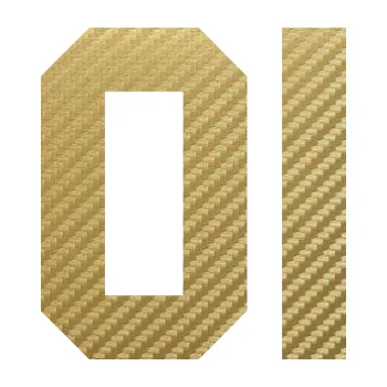 Polep vozidla Startovní číslo 01 (59 - 3D karbon zlatý) SAMOLEPKA NA AUTO, NÁLEPKA, FÓLIE, POLEP, TUNING, VLASTNÍ TEXT, TISK, AUTOSAMOLEPKY.cz, POLEPY, OBRÁZEK, LOGO, 3D STICKERS