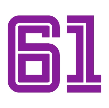 Polep vozidla SAMOLEPKA Startovní číslo 61 typ 7 (14 - fialová) NA AUTO, NÁLEPKA, FÓLIE, POLEP, TUNING, VLASTNÍ TEXT, TISK, AUTOSAMOLEPKY.cz, POLEPY, OBRÁZEK, LOGO, SAMOLEPKY