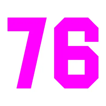 Polep vozidla Startovní číslo 76 (72 - Fluorescentní růžová) SAMOLEPKA NA AUTO, NÁLEPKA, FÓLIE, POLEP, TUNING, VLASTNÍ TEXT, TISK, AUTOSAMOLEPKY.cz, POLEPY, OBRÁZEK, LOGO, 3D STICKERS