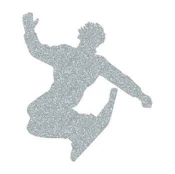 Samolepicí dekorace na vozidlo Snowboard 013 levá (91 - Ultra Metalic stříbrná metalíza) SAMOLEPKA NA AUTO, NÁLEPKA, FÓLIE, POLEP, TUNING, VLASTNÍ TEXT, TISK, AUTOSAMOLEPKY.cz, POLEPY, OBRÁZEK, LOGO, 3D STICKERS