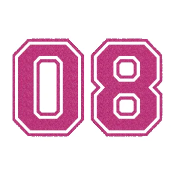 Polep vozidla SAMOLEPKA Startovní číslo 08 typ 4 (90 - Ultra Metalic růžová) NA AUTO, NÁLEPKA, FÓLIE, POLEP, TUNING, VLASTNÍ TEXT, TISK, AUTOSAMOLEPKY.cz, POLEPY, OBRÁZEK, LOGO, SAMOLEPKY