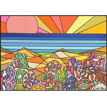 RAVENSBURGER Puzzle Kamenné květiny na Havaji 1000 dílků