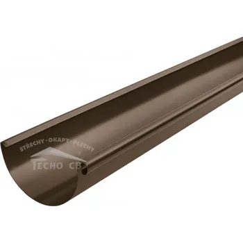 Žlab půlkruhový podokapní 400 pozinkovaný barvený / lakovaný