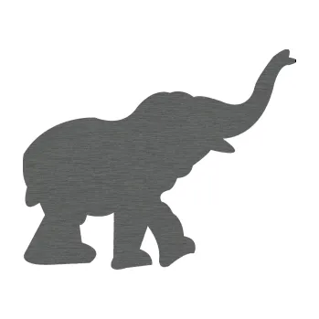 Samolepící dekorace SAMOLEPKA Slon 022 pravá (62 - škrábaný titan) NA AUTO, NÁLEPKA, FÓLIE, POLEP, TUNING, VLASTNÍ TEXT, TISK, AUTOSAMOLEPKY.cz, POLEPY, OBRÁZEK, LOGO, SAMOLEPKY