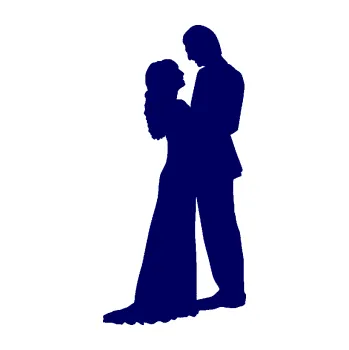 Samolepící dekorace Svatba 004 pravá (23 - tmavě modrá) SAMOLEPKA NA AUTO, NÁLEPKA, FÓLIE, POLEP, TUNING, VLASTNÍ TEXT, TISK, AUTOSAMOLEPKY.cz, POLEPY, OBRÁZEK, LOGO, 3D STICKERS