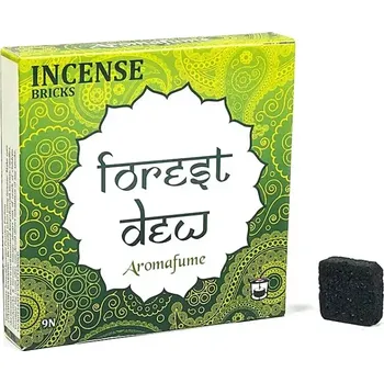 Forest Dew | Vonná Cihlička do Aromalamp | 9ks (Vonné cihličky do aromalamp Lesní rosa s aromatickou vůní eukalyptu, cedru, pačule, citronu, větvičníku (oakmoss) a dalších. Budete okouzleni příjemnou vůní pro uklidnění mysli i těla)