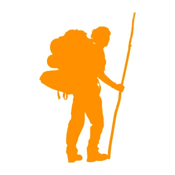 Samolepicí dekorace na vozidlo Turista 001 pravá (06 - oranžová) SAMOLEPKA NA AUTO, NÁLEPKA, FÓLIE, POLEP, TUNING, VLASTNÍ TEXT, TISK, AUTOSAMOLEPKY.cz, POLEPY, OBRÁZEK, LOGO, 3D STICKERS