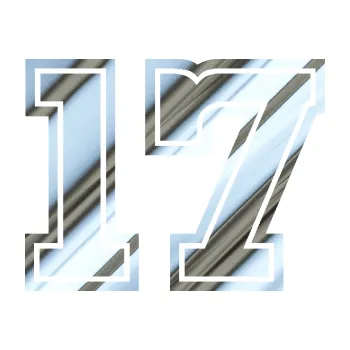 Polep vozidla Startovní číslo 17 typ 5 (80 - chrom fólie stříbrná zrcadlová) SAMOLEPKA NA AUTO, NÁLEPKA, FÓLIE, POLEP, TUNING, VLASTNÍ TEXT, TISK, AUTOSAMOLEPKY.cz, POLEPY, OBRÁZEK, LOGO, 3D STICKERS