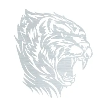 Polep vozidla SAMOLEPKA Tygr 009 pravá (61 - škrábaný hliník) NA AUTO, NÁLEPKA, FÓLIE, POLEP, TUNING, VLASTNÍ TEXT, TISK, AUTOSAMOLEPKY.cz, POLEPY, OBRÁZEK, LOGO, SAMOLEPKY