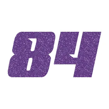 Polep vozidla SAMOLEPKA Startovní číslo 84 typ 6 (87 - Ultra Metalic fialová) NA AUTO, NÁLEPKA, FÓLIE, POLEP, TUNING, VLASTNÍ TEXT, TISK, AUTOSAMOLEPKY.cz, POLEPY, OBRÁZEK, LOGO, SAMOLEPKY