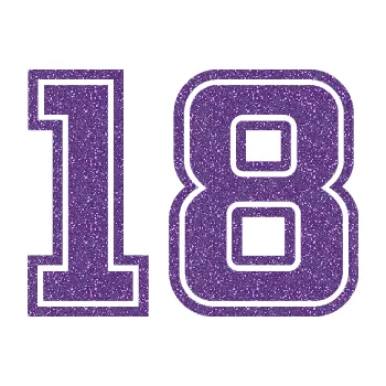 Polep vozidla Startovní číslo 18 typ 5 (87 - Ultra Metalic fialová) SAMOLEPKA NA AUTO, NÁLEPKA, FÓLIE, POLEP, TUNING, VLASTNÍ TEXT, TISK, AUTOSAMOLEPKY.cz, POLEPY, OBRÁZEK, LOGO, 3D STICKERS