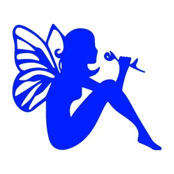 Samolepící dekorace Víla 001 pravá (19 - modrá dynamic) SAMOLEPKA NA AUTO, NÁLEPKA, FÓLIE, POLEP, TUNING, VLASTNÍ TEXT, TISK, AUTOSAMOLEPKY.cz, POLEPY, OBRÁZEK, LOGO, 3D STICKERS