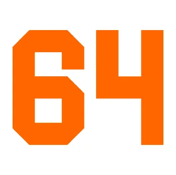 Polep vozidla Startovní číslo 64 (73 - Fluorescentní oranžová) SAMOLEPKA NA AUTO, NÁLEPKA, FÓLIE, POLEP, TUNING, VLASTNÍ TEXT, TISK, AUTOSAMOLEPKY.cz, POLEPY, OBRÁZEK, LOGO, 3D STICKERS