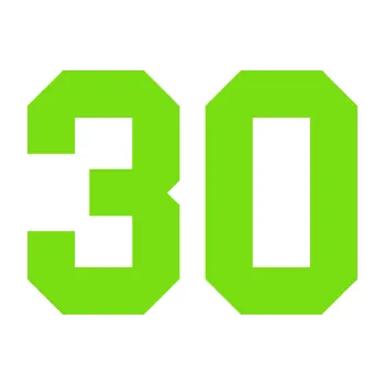 Polep vozidla Startovní číslo 30 (04 - zelená kawasaki) SAMOLEPKA NA AUTO, NÁLEPKA, FÓLIE, POLEP, TUNING, VLASTNÍ TEXT, TISK, AUTOSAMOLEPKY.cz, POLEPY, OBRÁZEK, LOGO, 3D STICKERS