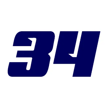 Polep vozidla Startovní číslo 34 typ 6 (23 - tmavě modrá) SAMOLEPKA NA AUTO, NÁLEPKA, FÓLIE, POLEP, TUNING, VLASTNÍ TEXT, TISK, AUTOSAMOLEPKY.cz, POLEPY, OBRÁZEK, LOGO, 3D STICKERS