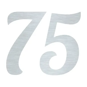 Polep vozidla Startovní číslo 75 typ 3 (61 - škrábaný hliník) SAMOLEPKA NA AUTO, NÁLEPKA, FÓLIE, POLEP, TUNING, VLASTNÍ TEXT, TISK, AUTOSAMOLEPKY.cz, POLEPY, OBRÁZEK, LOGO, 3D STICKERS