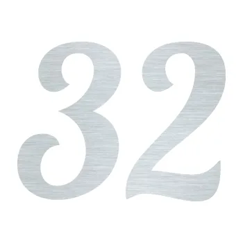 Polep vozidla Startovní číslo 32 typ 3 (61 - škrábaný hliník) SAMOLEPKA NA AUTO, NÁLEPKA, FÓLIE, POLEP, TUNING, VLASTNÍ TEXT, TISK, AUTOSAMOLEPKY.cz, POLEPY, OBRÁZEK, LOGO, 3D STICKERS