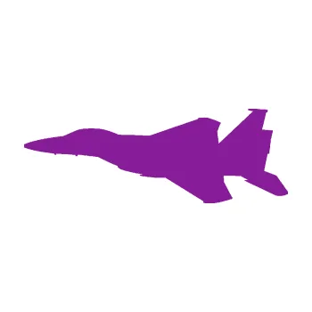 Polep vozidla SAMOLEPKA Stíhací letoun 006 levá (14 - fialová) NA AUTO, NÁLEPKA, FÓLIE, POLEP, TUNING, VLASTNÍ TEXT, TISK, AUTOSAMOLEPKY.cz, POLEPY, OBRÁZEK, LOGO, SAMOLEPKY