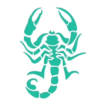 Polep vozidla Štír 004 levá (25 - tyrkysová) SAMOLEPKA NA AUTO, NÁLEPKA, FÓLIE, POLEP, TUNING, VLASTNÍ TEXT, TISK, AUTOSAMOLEPKY.cz, POLEPY, OBRÁZEK, LOGO, 3D STICKERS