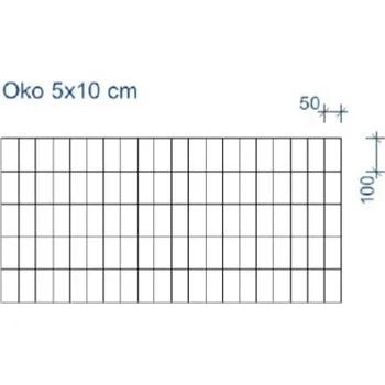 Plot Gabionová síť 320 x 200 cm, oko 5 x 10 cm