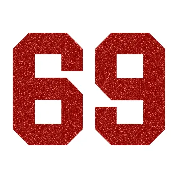 Polep vozidla Startovní číslo 69 (86 - Ultra Metalic červená) SAMOLEPKA NA AUTO, NÁLEPKA, FÓLIE, POLEP, TUNING, VLASTNÍ TEXT, TISK, AUTOSAMOLEPKY.cz, POLEPY, OBRÁZEK, LOGO, 3D STICKERS