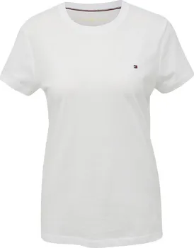 Dámské tričko Tommy Hilfiger Solid Crew dámské tričko bílé