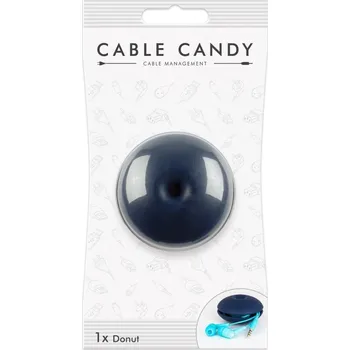 MLINE Kabelový organizér Cable Candy Donut, modrý