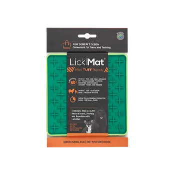 lízací podložka LickiMat Lízací Podložka Mini Tuff Buddy Zelená
