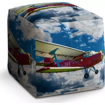 Taburet Taburet Kostka Letoun: 40x40x40 cm - Sablio