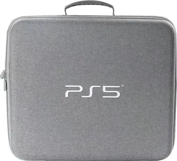 Obal na herní konzoli Cestovní pouzdro pro PlayStation 5 šedé