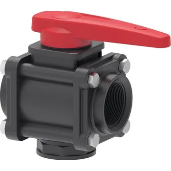 Příslušenství k čerpadlu Kohout 3cestný 3"F 180ř PP