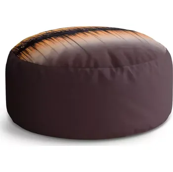 Sedací pytel Kulatý taburet Circle Večerní přístav: 38x48 cm - Sablio