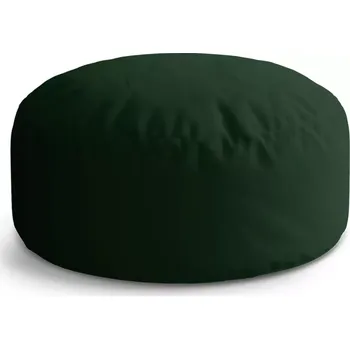 Sedací pytel Kulatý taburet Circle Lesní zelená: 38x48 cm - Sablio