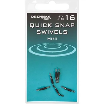 Drennan rychlovýměnný obratlík Quick Snap Swivels vel. 16