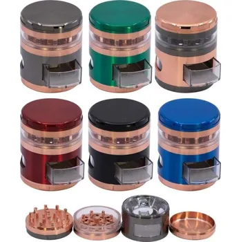 Humidor Drtič tabáku kov+plast ø6,2cm 11553