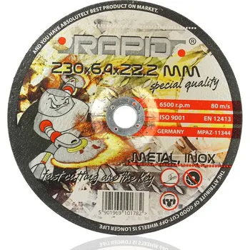 Brusný kotouč Brusný kotouč na železo 230 x 6.4 x 22.2mm