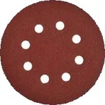 Brusné papírové kotouče, smirek, průměr 125mm, 8 otvorů, různé hrubosti a velikosti balení, Počet kusů: 100ks,Zrnitost: P240