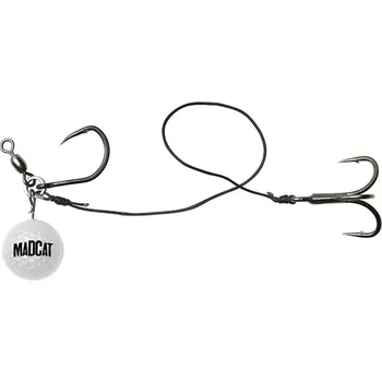 MAD-CAT Ball Snap-on Vertiball Rig 25cm 8/0+3/0 sinking 120g