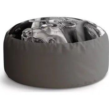 Sedací pytel Kulatý taburet Circle Motor: 38x48 cm - Sablio