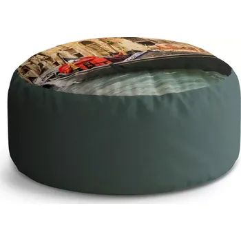 Sedací pytel Kulatý taburet Circle Benátky 2: 38x48 cm - Sablio