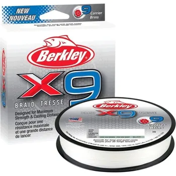 Berkley pletená šňůra X9 Crystal 150m 0,10mm 9,0kg