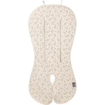 Vložka do autosedačky Kaarsgaren Letní 3D biobavlněná vložka do kočárku a autosedačky – králíčci