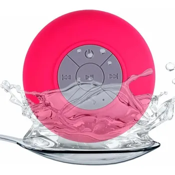 Bluetooth reproduktor Mini Bluetooth reproduktor vodotěsný Růžový