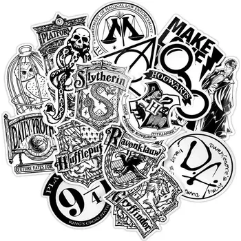 samolepka Samolepky černobílé (30 ks/balení) | Harry Potter