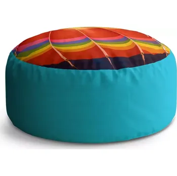 Sedací pytel Kulatý taburet Circle Horkovzdušný balon: 38x48 cm - Sablio