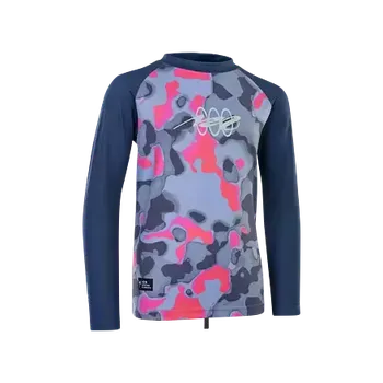 Chlapecké plavky lycra top ION Capture LS girls capsule-pink velikost neoprenů a trapézů 116/6/XS